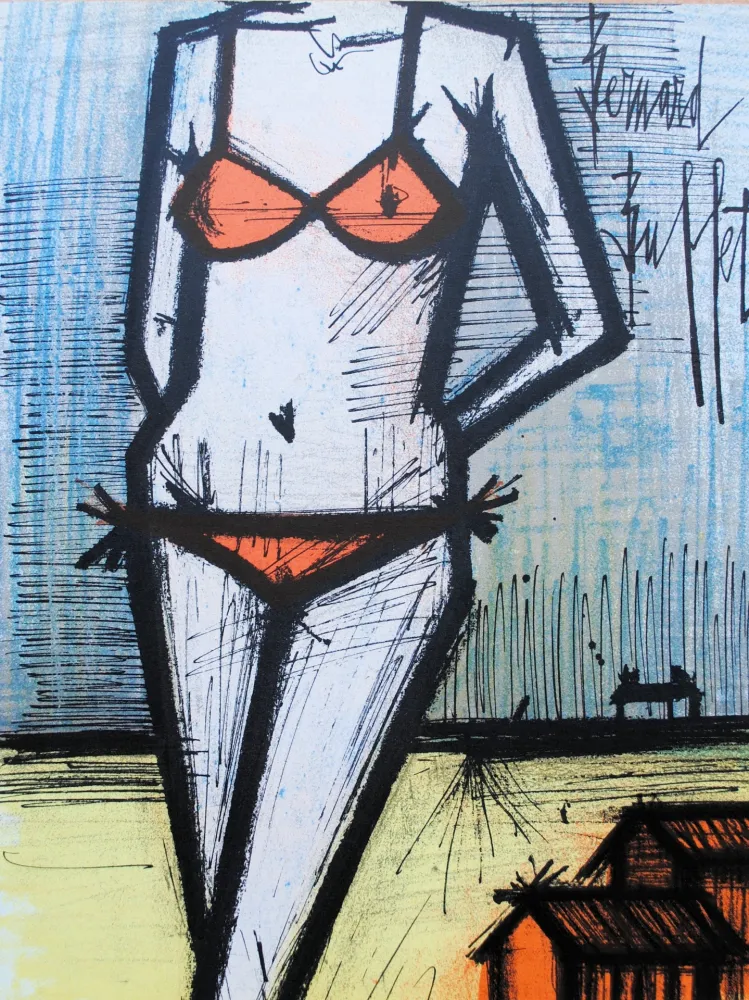 石版画 Buffet - LE BIKINI