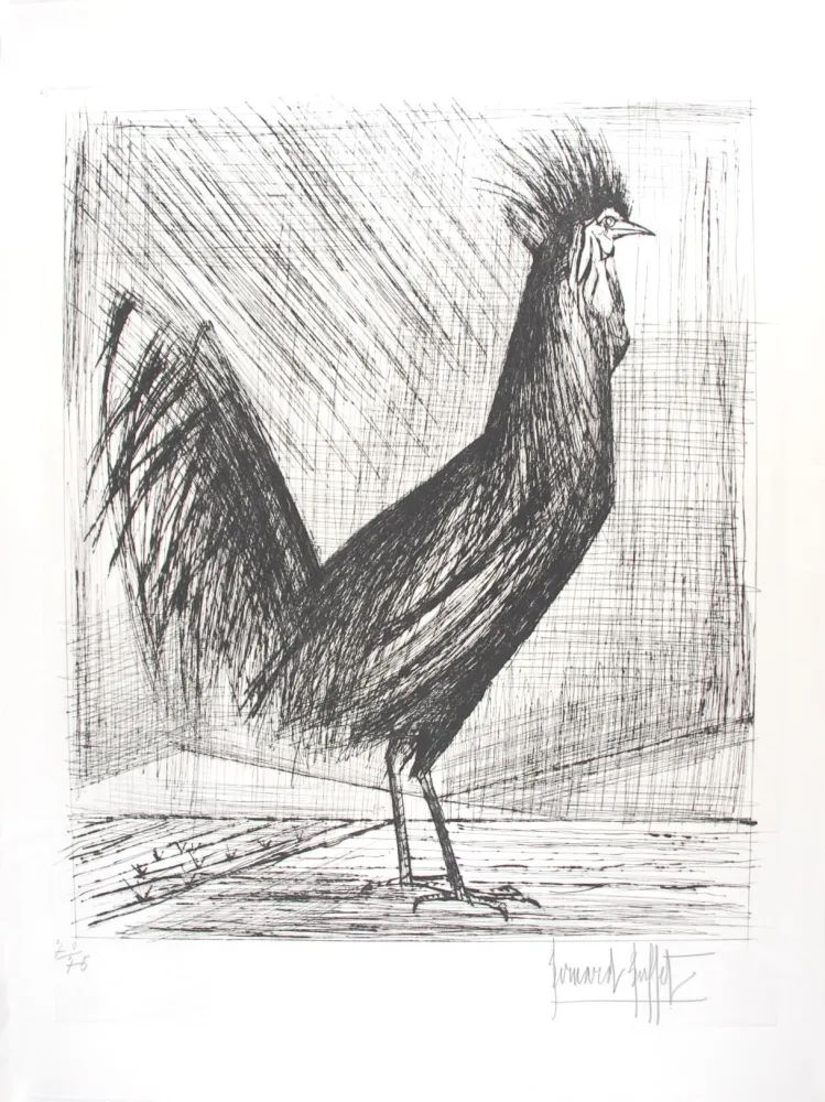 蚀刻版画 Buffet - Le Coq