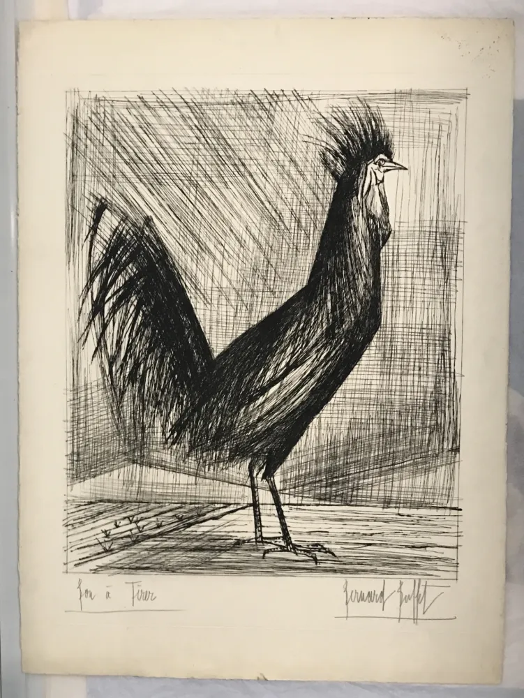 干刻版画 Buffet - Le Coq (The Rooster)