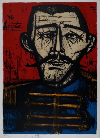 石版画 Buffet - Le Dompteur, 1968 - Hand-signed