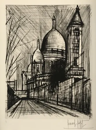 干刻版画 Buffet - Le Sacre-Coeur de Montmartre