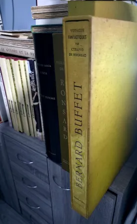 蚀刻版画 Buffet - Le Voyages Fantastiques 1958