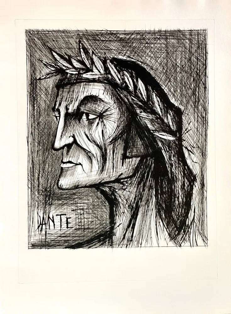 干刻版画 Buffet - L'Enfer de Dante - Dante