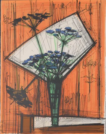 石版画 Buffet - Les ombelles, 1972