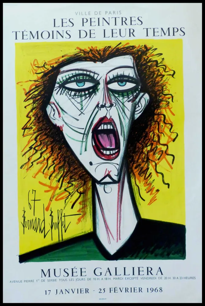 海报 Buffet - LES PEINTRES TEMOINS DE LEUR TEMPS - MUSÉE GALLIERA