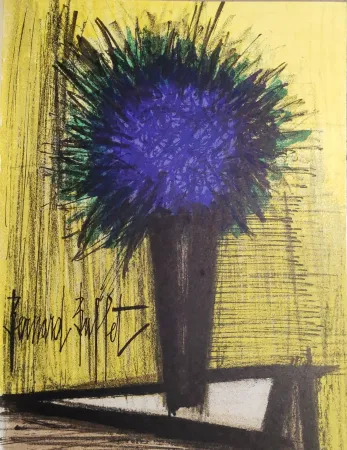 石版画 Buffet - Lila Bouquet