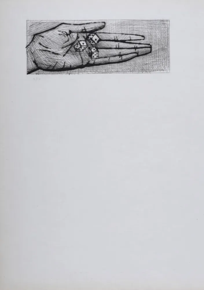 蚀刻飞尘法 Buffet - Main et dés, La Passion du Christ