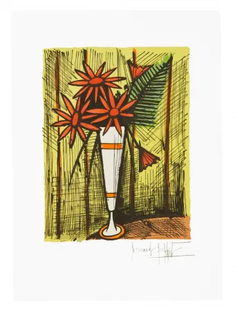 无技术 Buffet - Marguerites dans une mazagran 