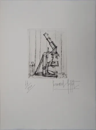 版画 Buffet - Microscope