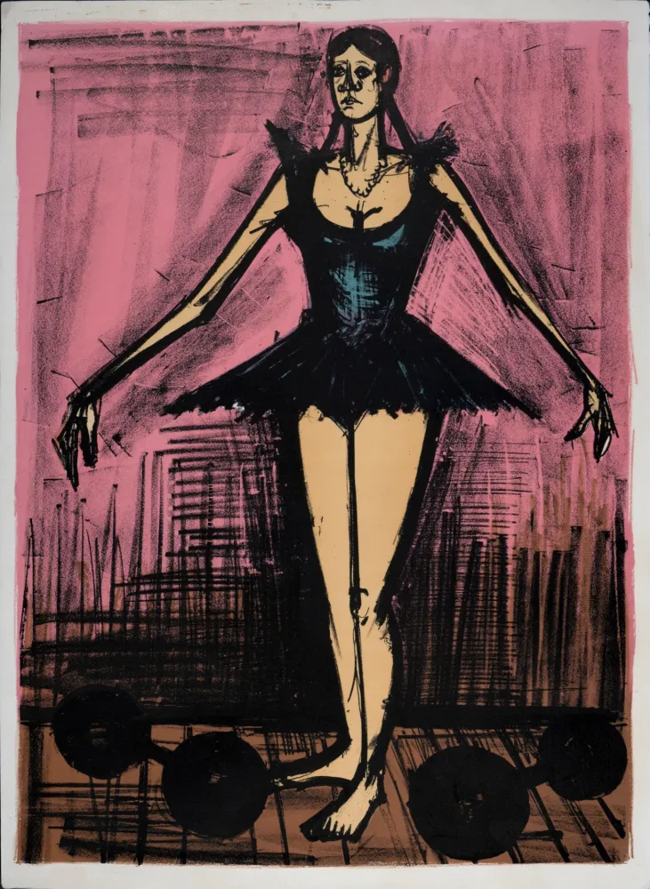 石版画 Buffet - Mme Mademoiselle, 1968