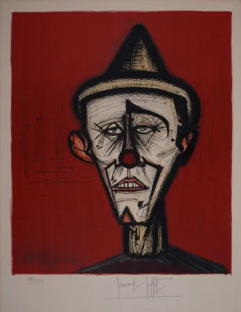 石版画 Buffet - Mon Cirque, 1968 - Hand-signed!