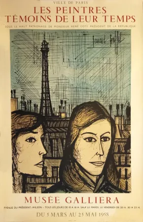 石版画 Buffet - Musée Galliera - 1958