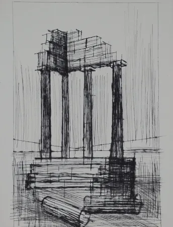 干刻版画 Buffet - Naples, ca.