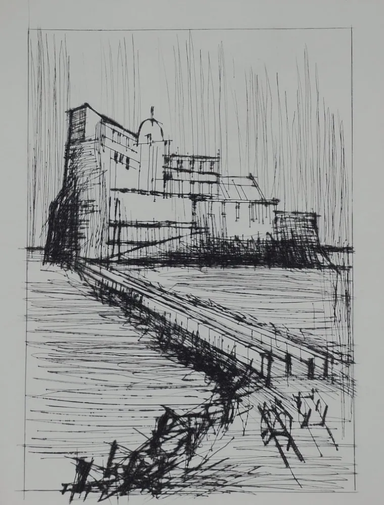 干刻版画 Buffet - Naples, ca.