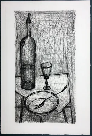 蚀刻版画 Buffet - Nature morte pour Recherche de la Purété (1953)