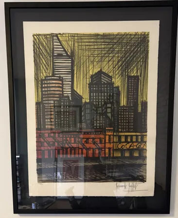 石版画 Buffet - New York - Coca Cola