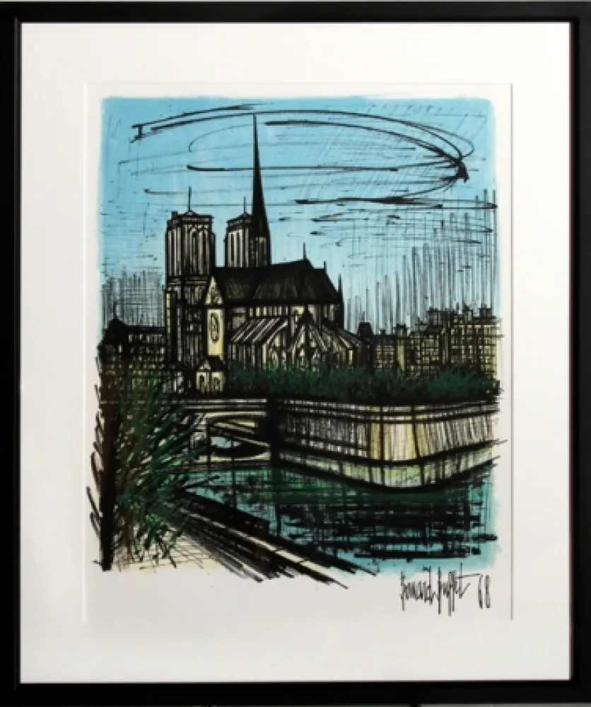 石版画 Buffet - Notre Dame