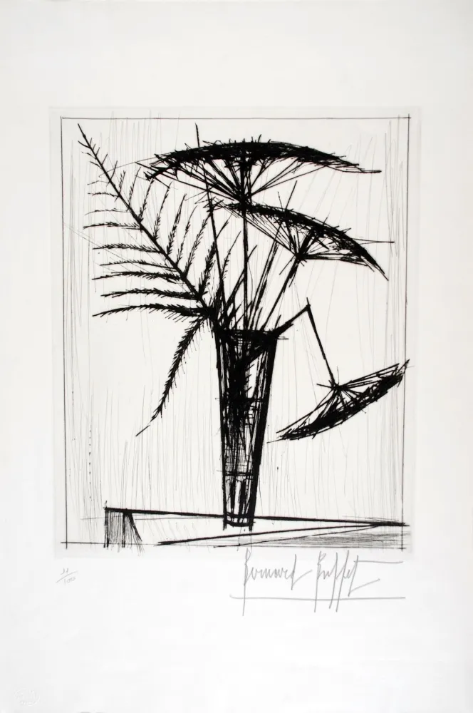 干刻版画 Buffet - Ombelles