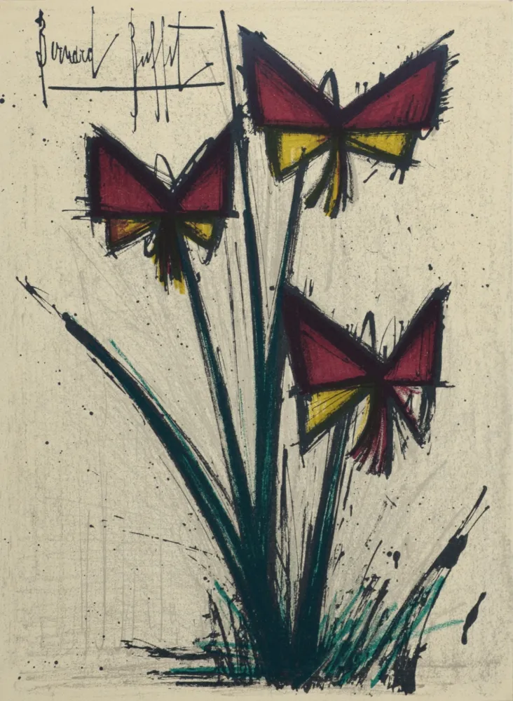 石版画 Buffet - Pensées, 1965