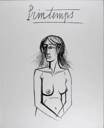 石版画 Buffet - Printemps, 1970