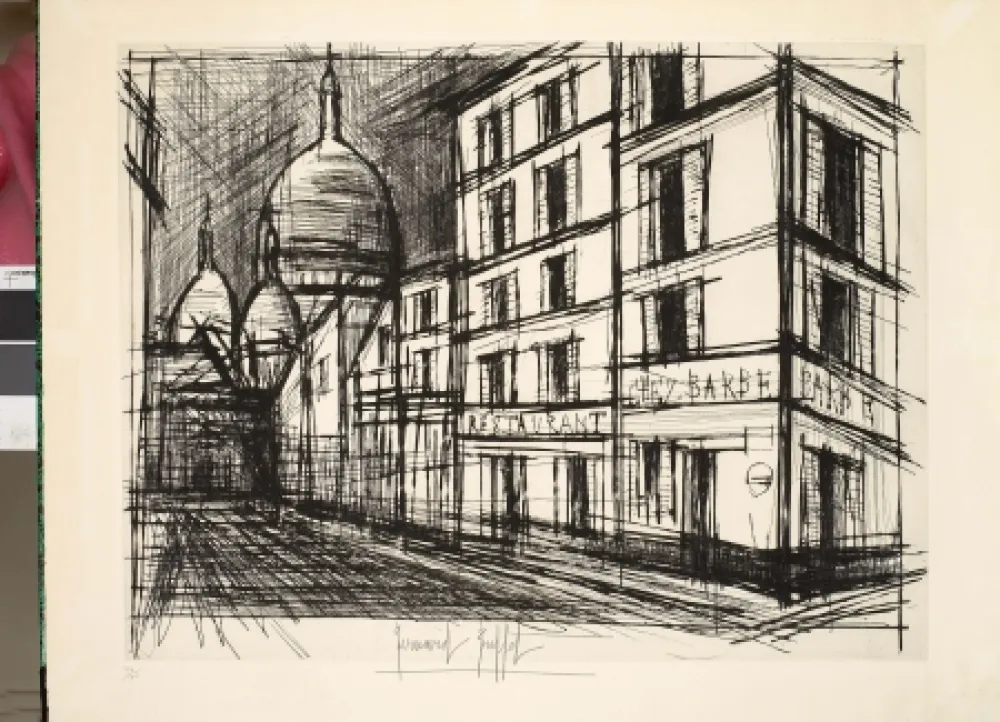 版画 Buffet - Restaurant chez Barbe