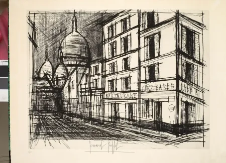 版画 Buffet - Restaurant chez Barbe