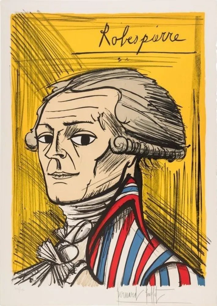 石版画 Buffet - Robespierre