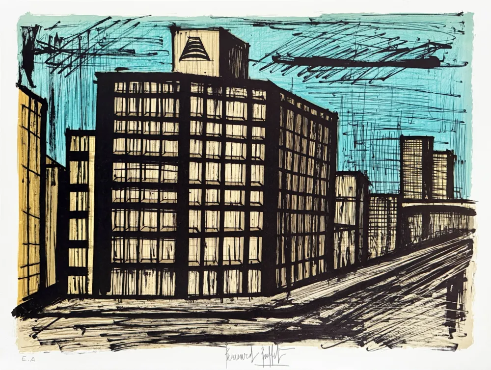 石版画 Buffet - Sigura Bank