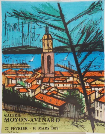 石版画 Buffet - St Tropez