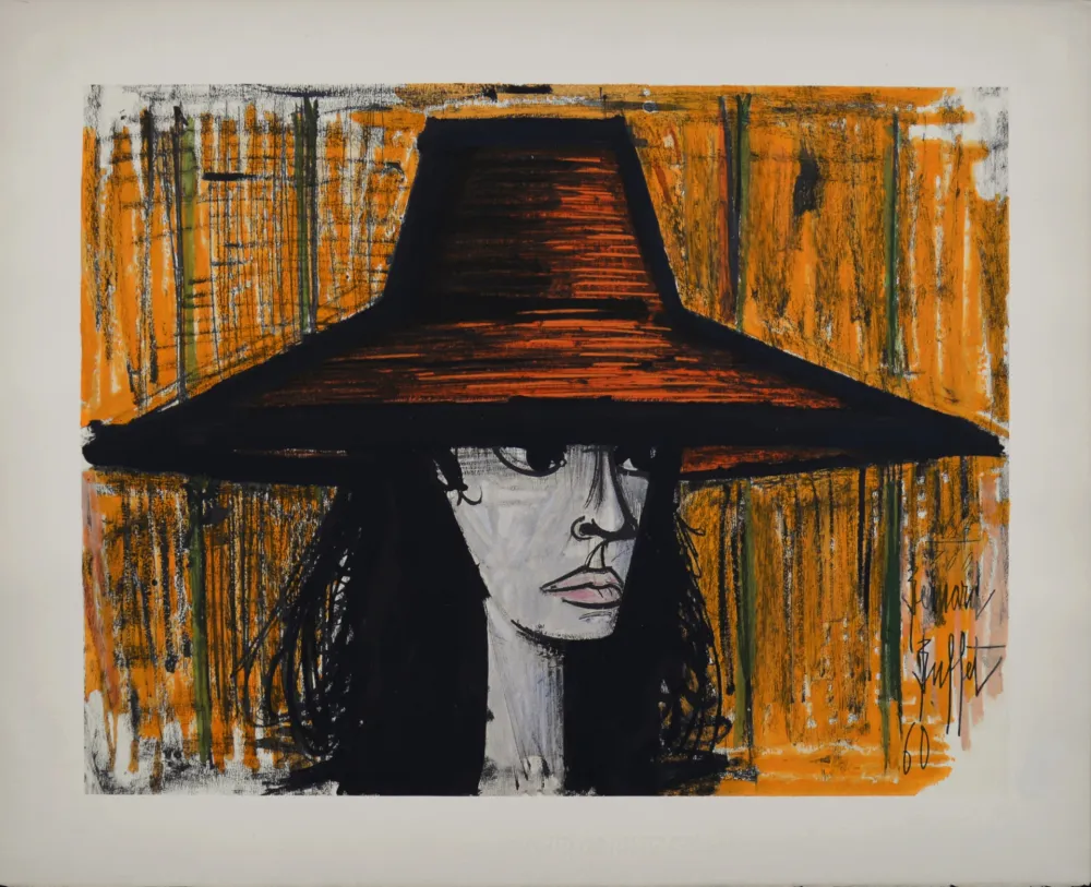 石版画 Buffet - Starlette, 1960 - Hand-numbered!