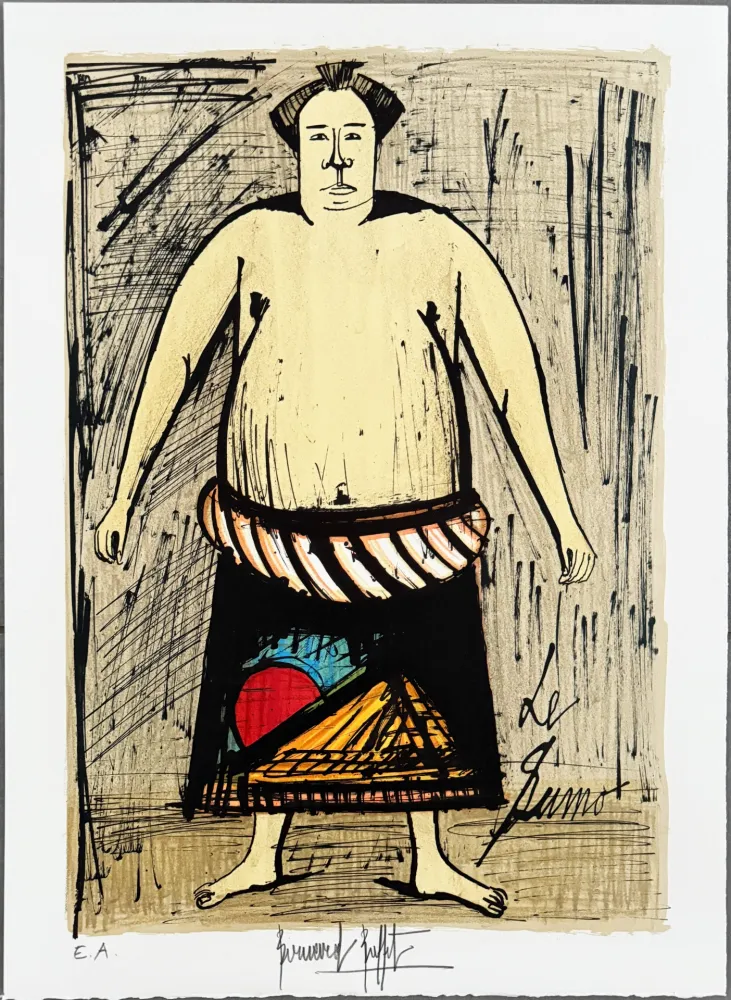 石版画 Buffet - Sumo