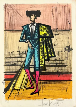 石版画 Buffet - Torero