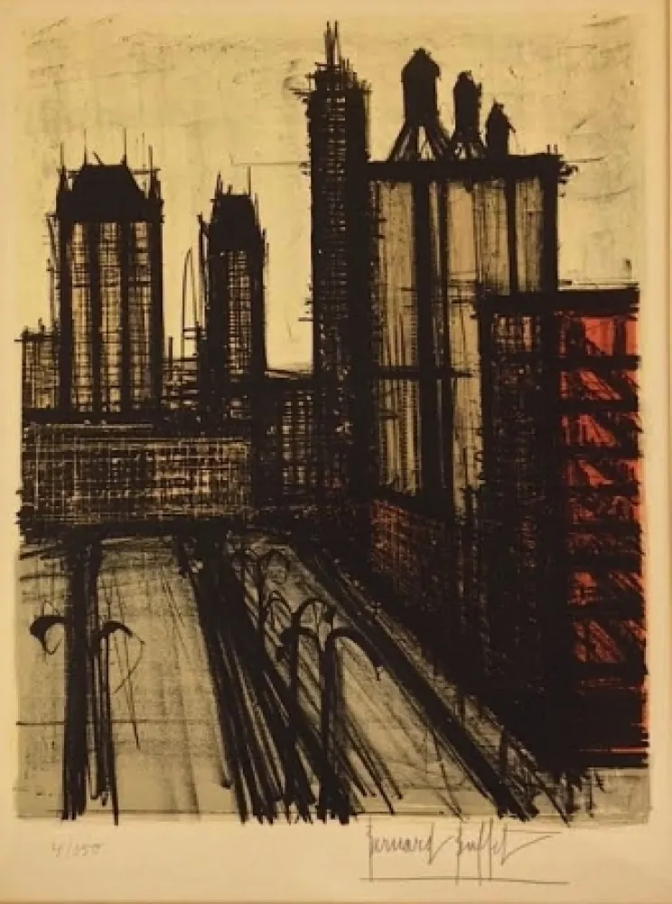 石版画 Buffet - Twentieth Century America  l