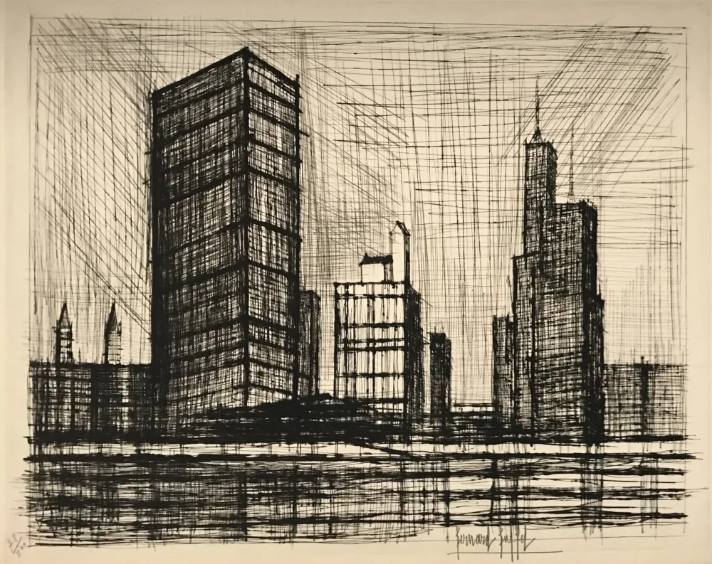 干刻版画 Buffet - U.N.O