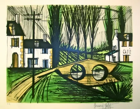 石版画 Buffet - Untitled