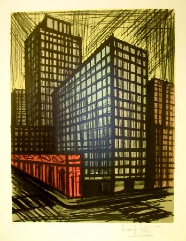 石版画 Buffet - Untitled