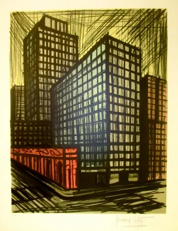 石版画 Buffet - Untitled