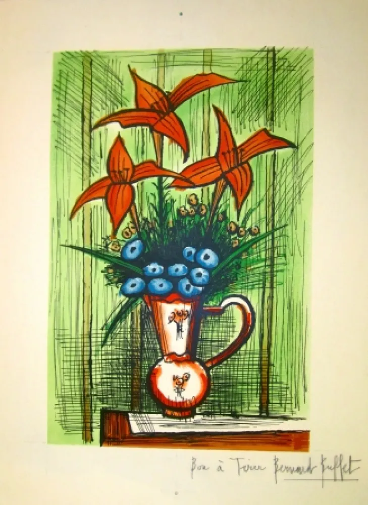 石版画 Buffet - Untitled