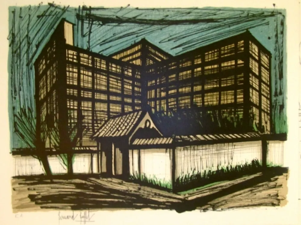 石版画 Buffet - Untitled