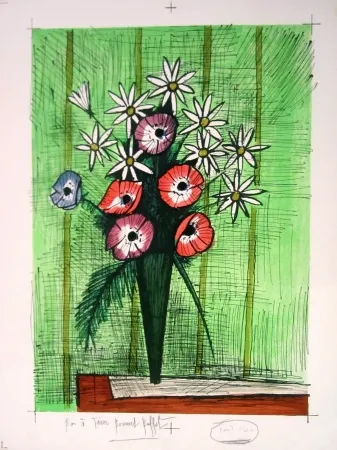 石版画 Buffet - Untitled