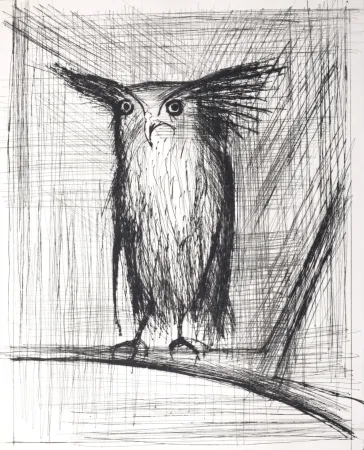 干刻版画 Buffet - Voyages fantastiques de Cyrano de Bergerac, 1958