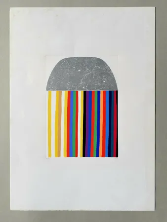 版画 Burri - Acquaforte e serigrafia G