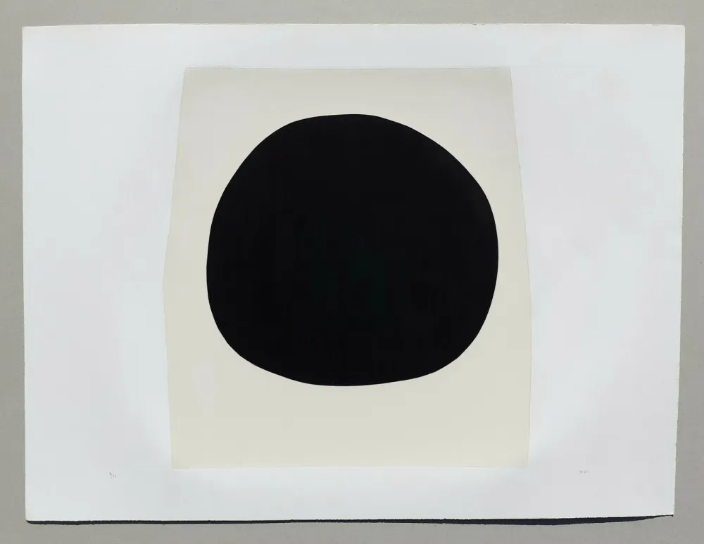 石版画 Burri - Bianchi e neri I - Tavola F