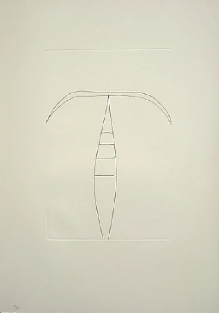 版画 Burri - Senza titolo