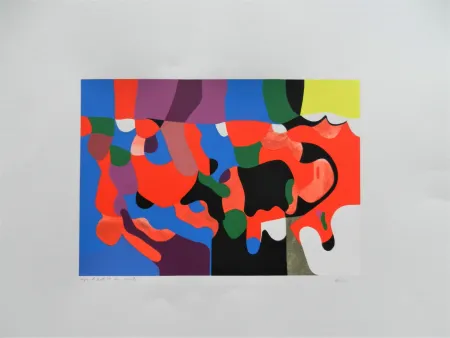 丝网印刷 Burri - Sestante 12