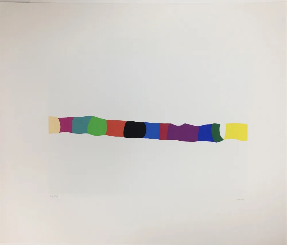 丝网印刷 Burri - Trittico C - 2