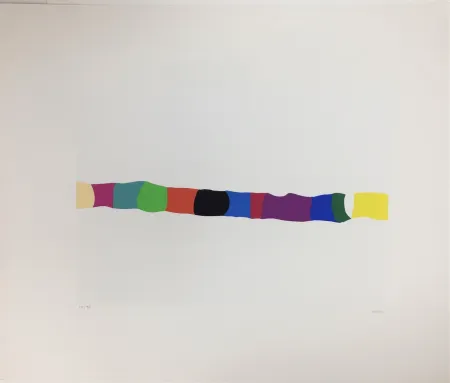 丝网印刷 Burri - Trittico C - 2