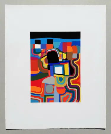 丝网印刷 Burri - Trittico E - Serigrafia 1-E