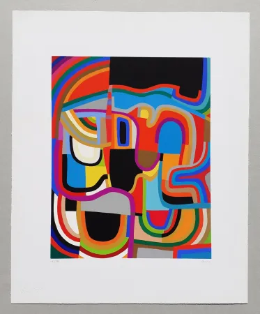 丝网印刷 Burri - Trittico E - Serigrafia 2-E