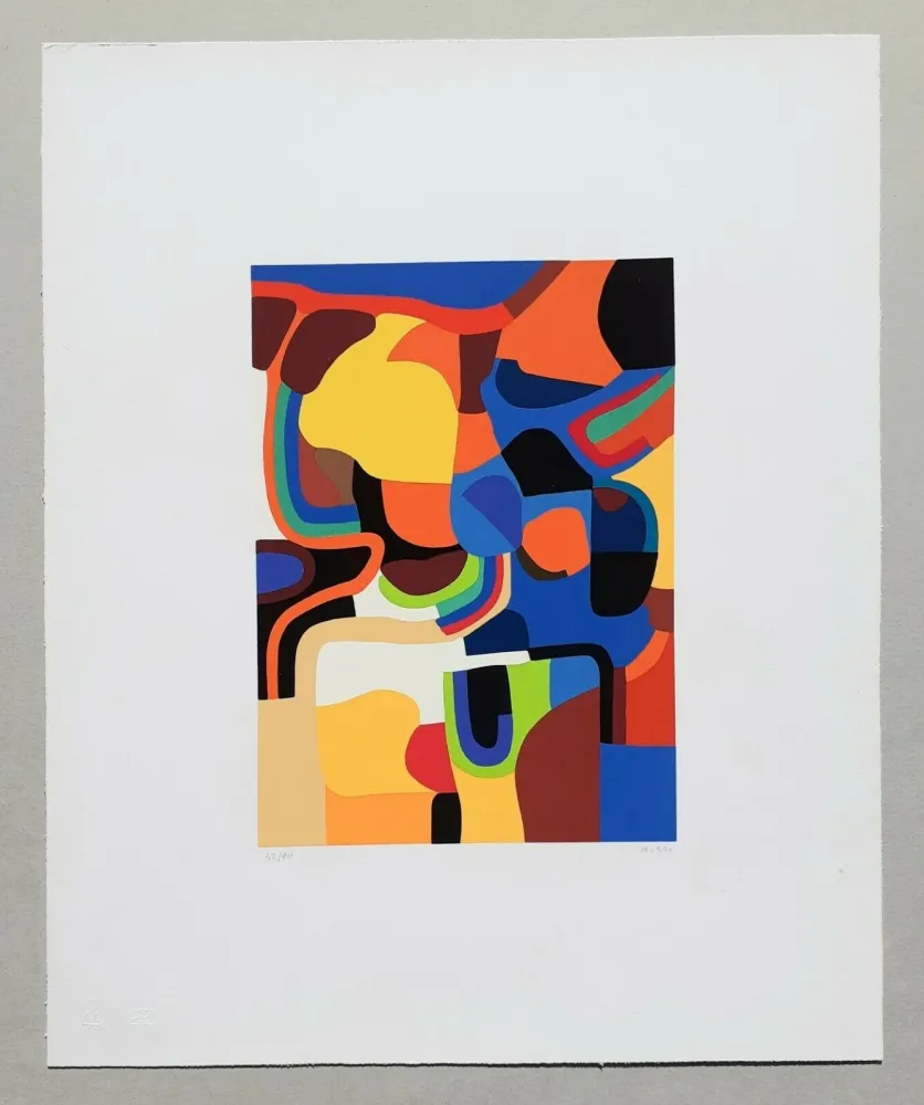 丝网印刷 Burri - Trittico E - Serigrafia 3-E